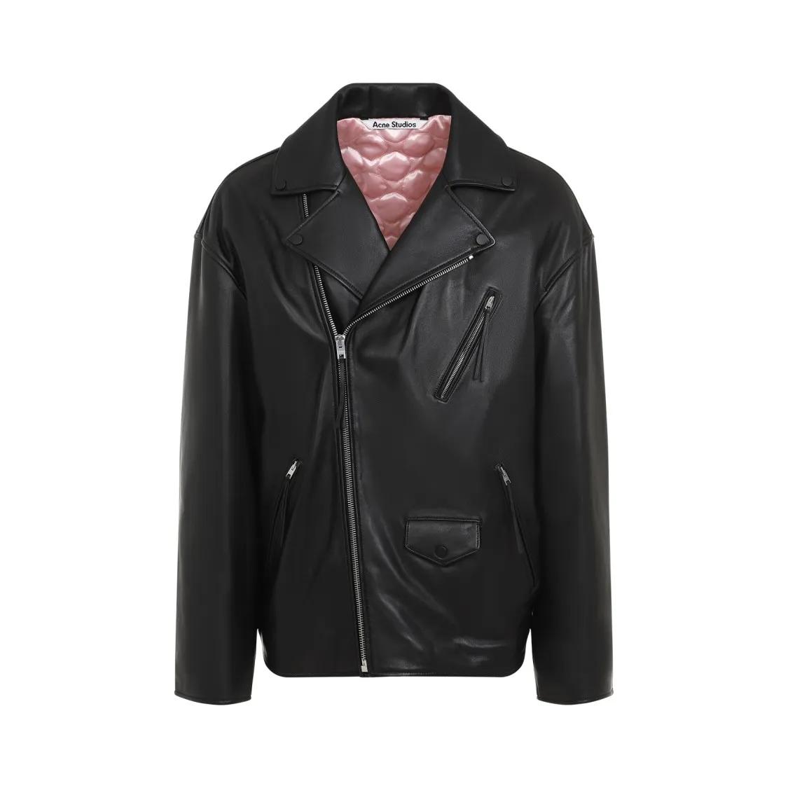 Acne Studios - Leather Jacket - Größe 50 - schwarz