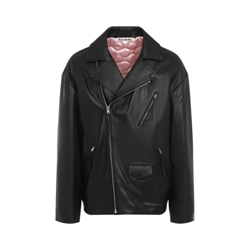 Acne Studios Lederjacken Leather Jacket Black