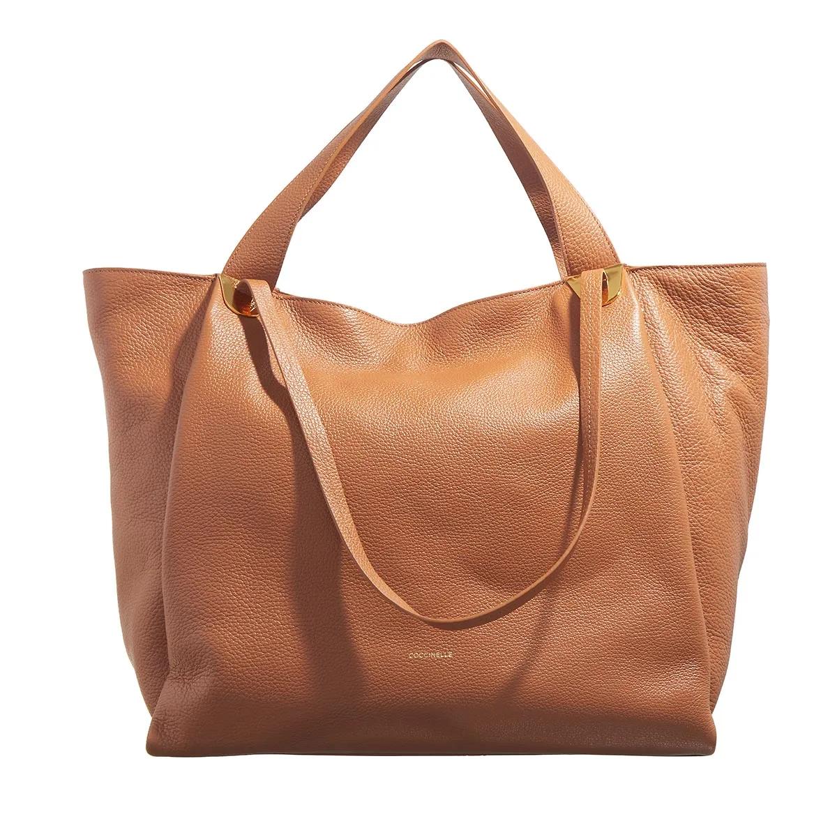 Coccinelle Shopper - Coccinelleoliver - Gr. unisize - in Cognacbraun - für Damen