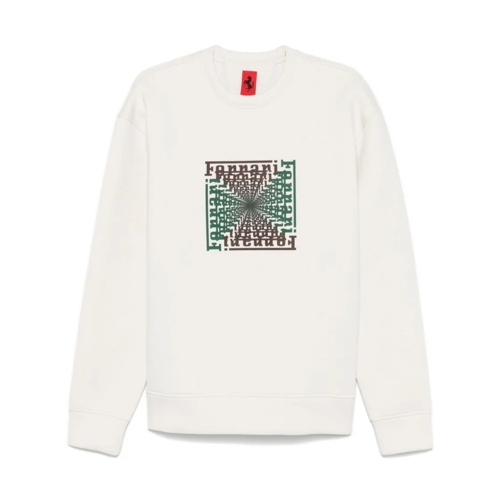 Ferrari Sweatshirts Sweatshirt With Logo White