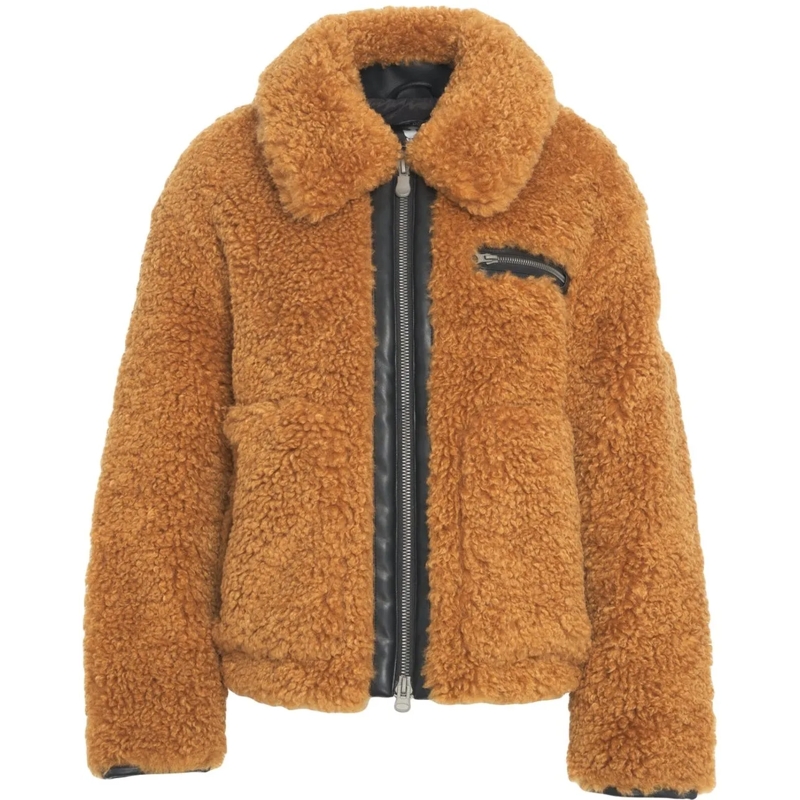 Save the Duck Veste de transition Faux fur jacket 'Hester' mehrfarbig