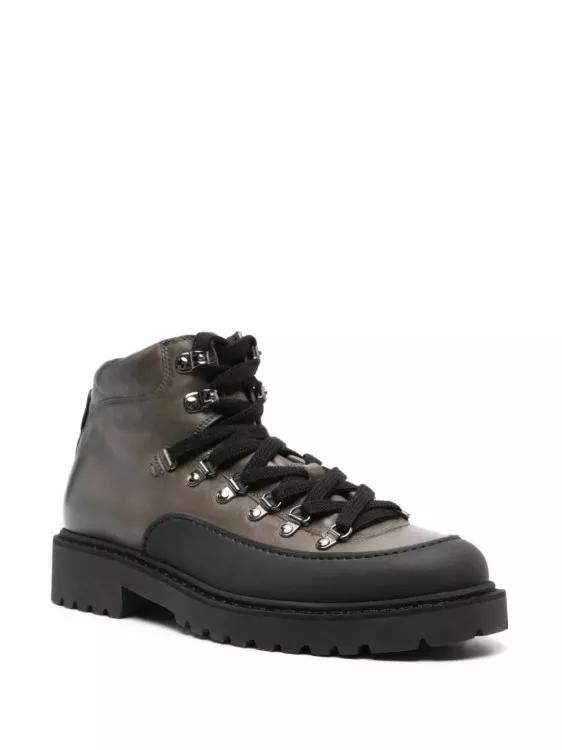 Thumbnail - Doucal's Stiefel - Lace-Up Leather Ankle Boots - Gr. 42,5 (EU) - in Schwarz - für Damen