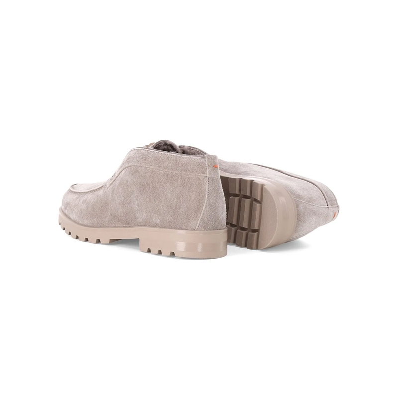 Santoni Schuhe Boots aus Leder beige(Image 3)