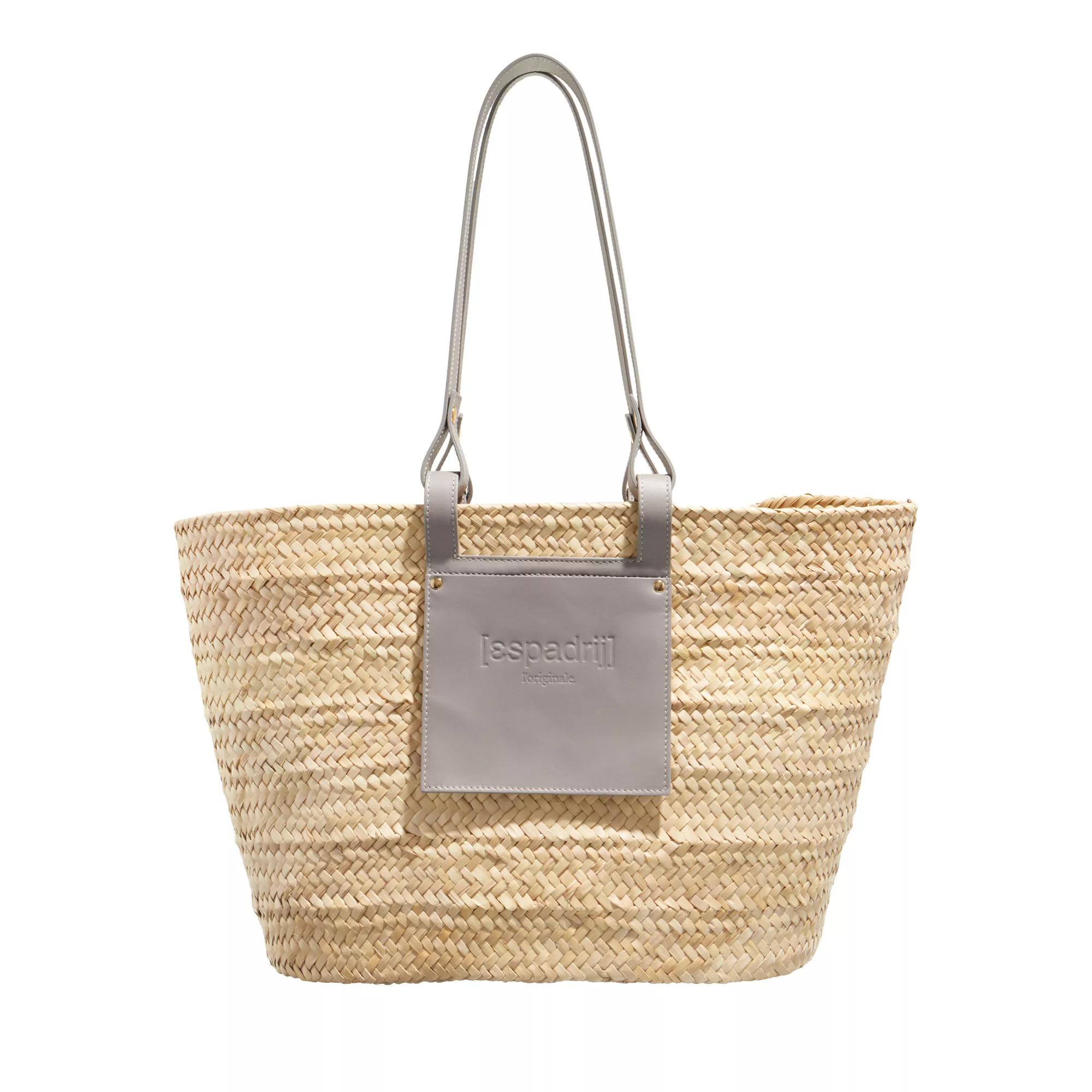 Espadrij l’originale Shopper - Palm Basket Luxe Pochet - Gr. unisize - in Beige - für Damen