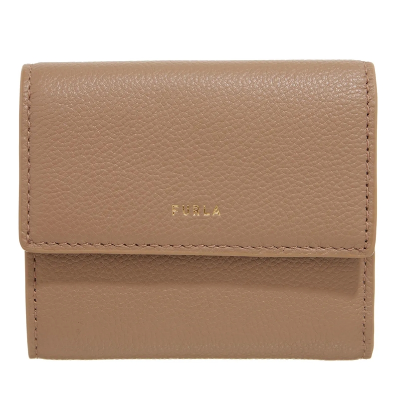 Furla Bi-Fold-Portemonnaie Furla Goccia M Compact Wallet Deserto