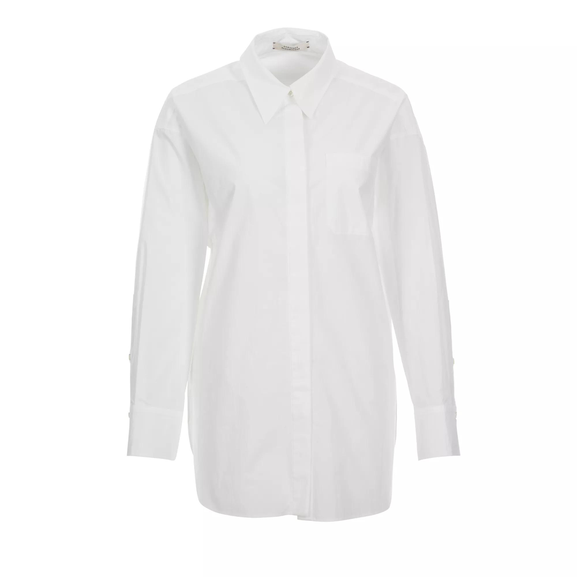 Dorothee Schumacher - COTTON COOLNESS Bluse - Größe 3 - weiß