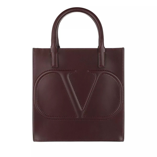 Valentino Garavani V Logo Crossbody Bag Leather Rubin Crossbodytas