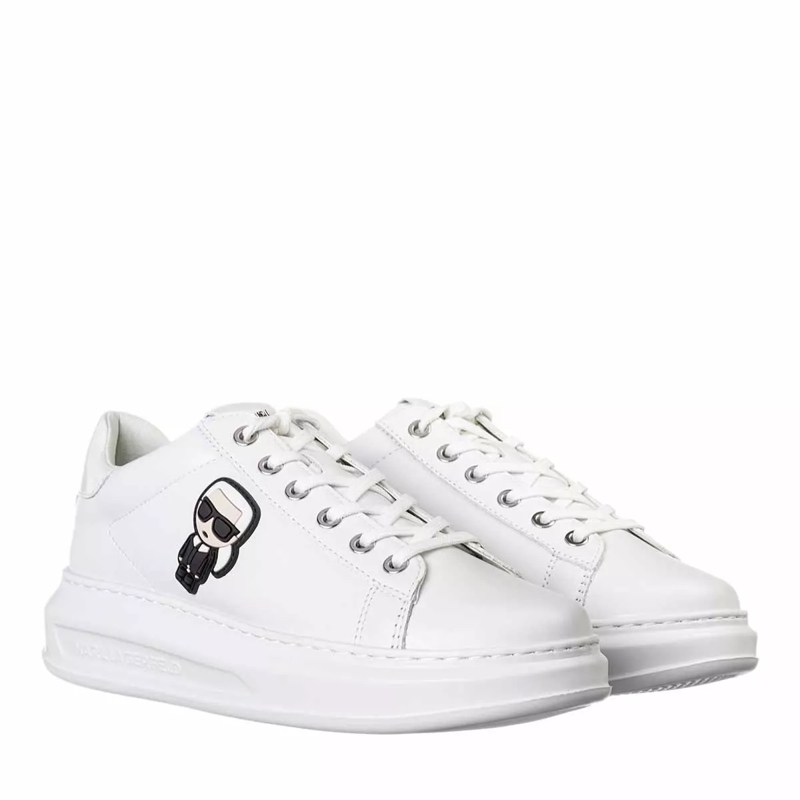 Karl Lagerfeld Low-Top-Sneaker Kapri Karl Ikonic Lo Lace White Lthr / Mono
