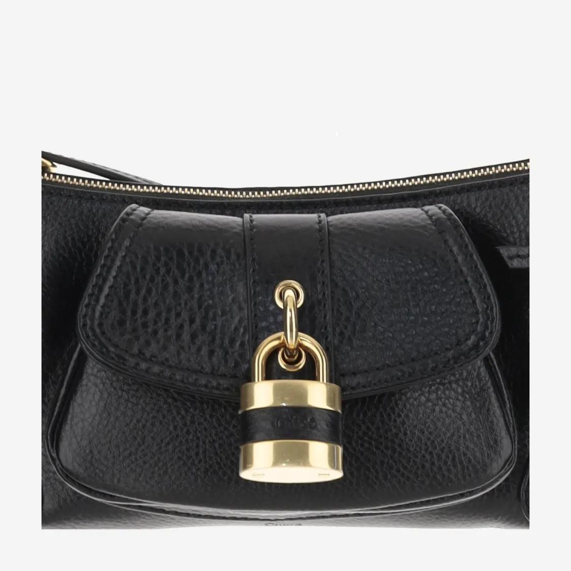 Chloé Hobo bags 99 Leather Shoulder Bag in zwart