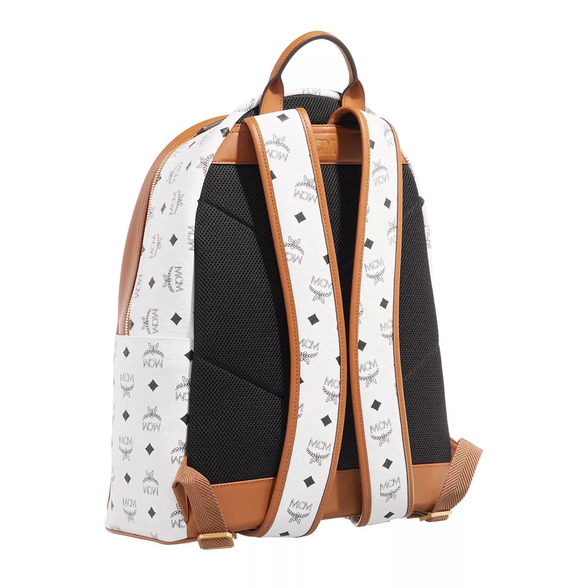 Mcm backpack outlet white