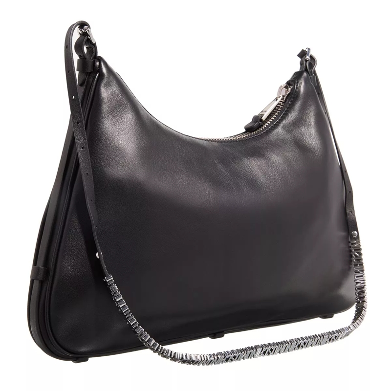 Moschino Hobo Bag Mini Lettering Nero(Image 3)