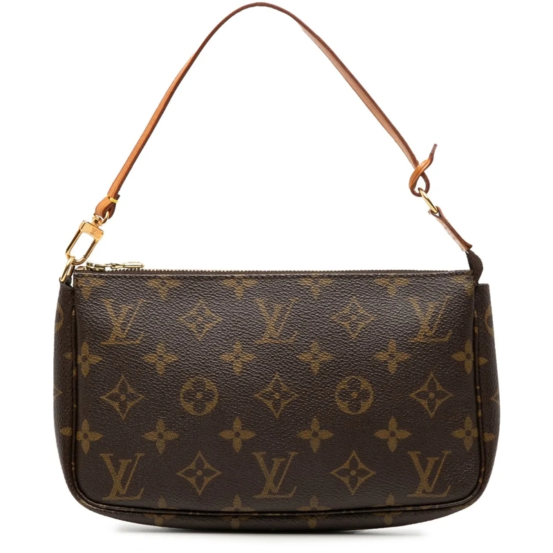 Louis Vuitton Schultertasche Monogram Pochette Accessoires braun