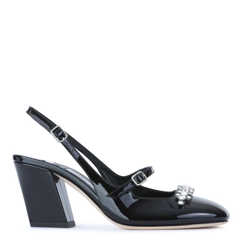 Jimmy Choo Pumps Black Leather Belinda Pumps Black