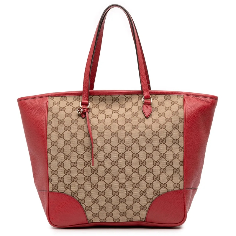 Gucci Shopper GG Canvas Bree Zippered Tote braun