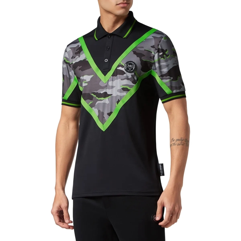 Plein Sport T-Shirt T-Shirt Camouflage schwarz(Image 3)