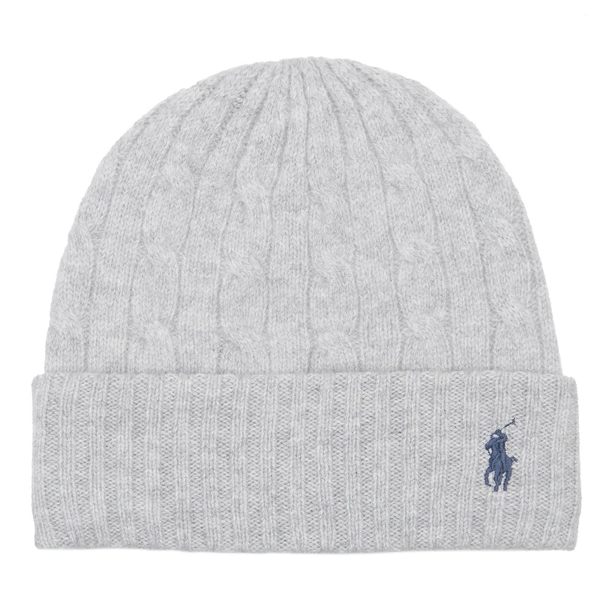 Polo Ralph Lauren Mützen - Wl Cshmr Cbl-Hat-Cold Weather - Gr. ONE - in Grau - für Damen