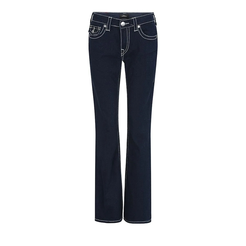 True Religion Jeans - Modell: Becca- Mid Rise- Dunkel gewaschene Jea blau