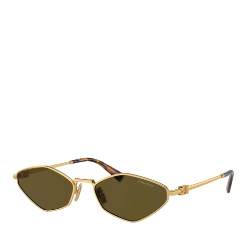 Miu Miu 0MU 56ZS 56 5AK09Z Gold Lunettes de soleil