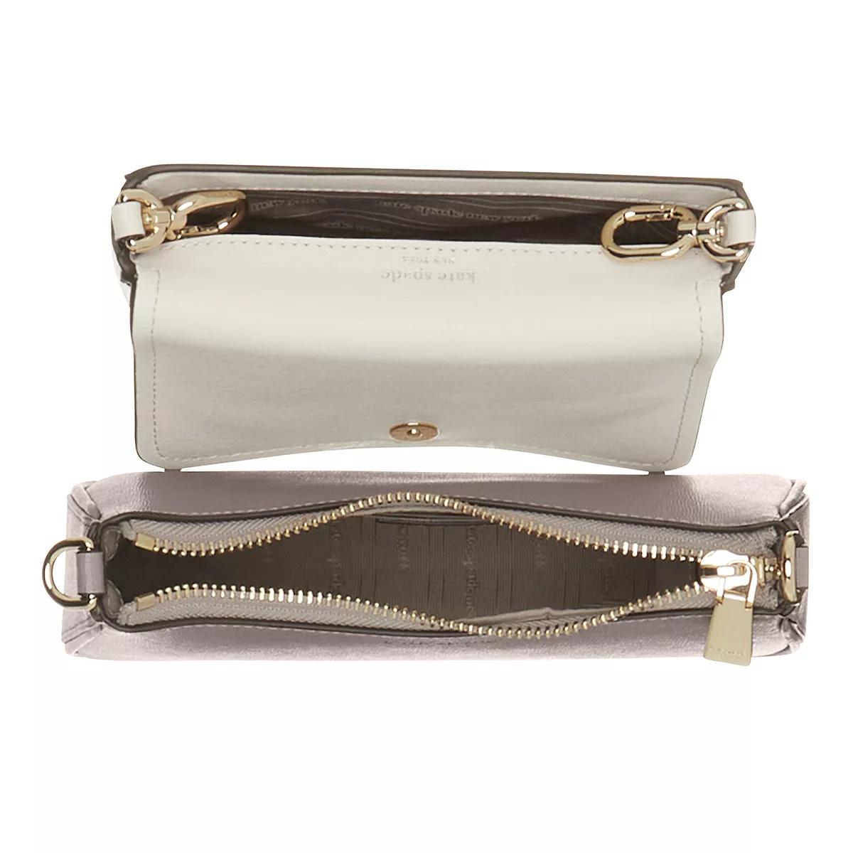 kate spade new york Crossbody bags Double Up Colorblocked Saffiano Leather Double Up in crème
