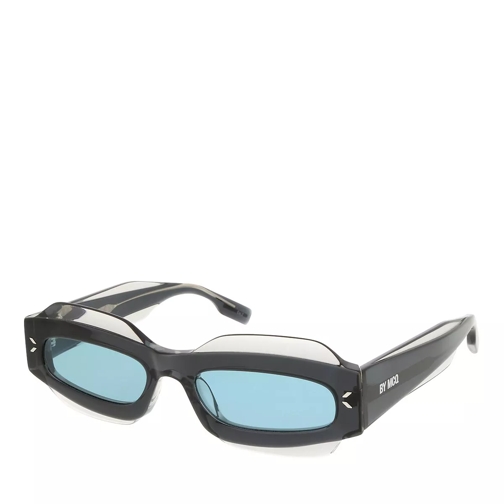 McQ MQ0374S Grey-Grey-Blue Sonnenbrille