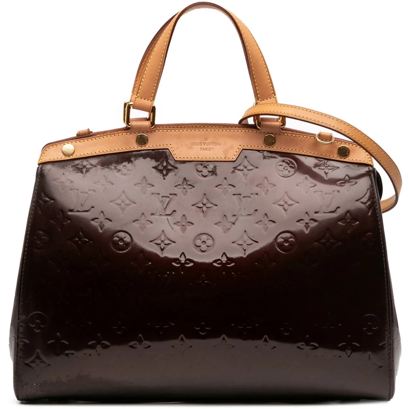 Louis Vuitton Schultertasche Monogram Vernis Brea GM lila