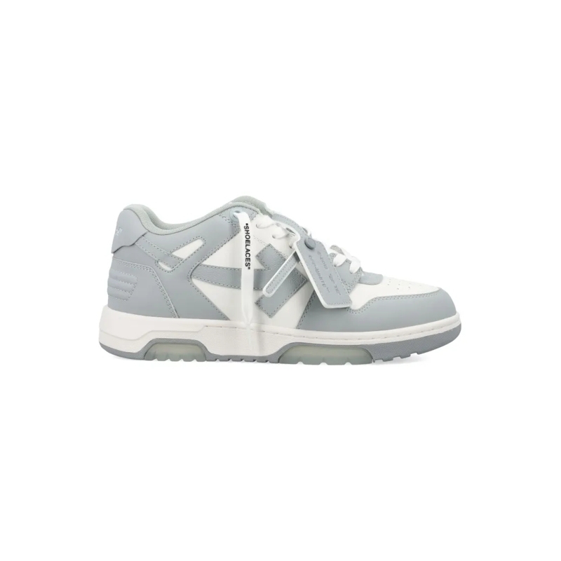 Off-White Lage-top sneaker Out Of Office Low-Top Leather Sneakers Grey