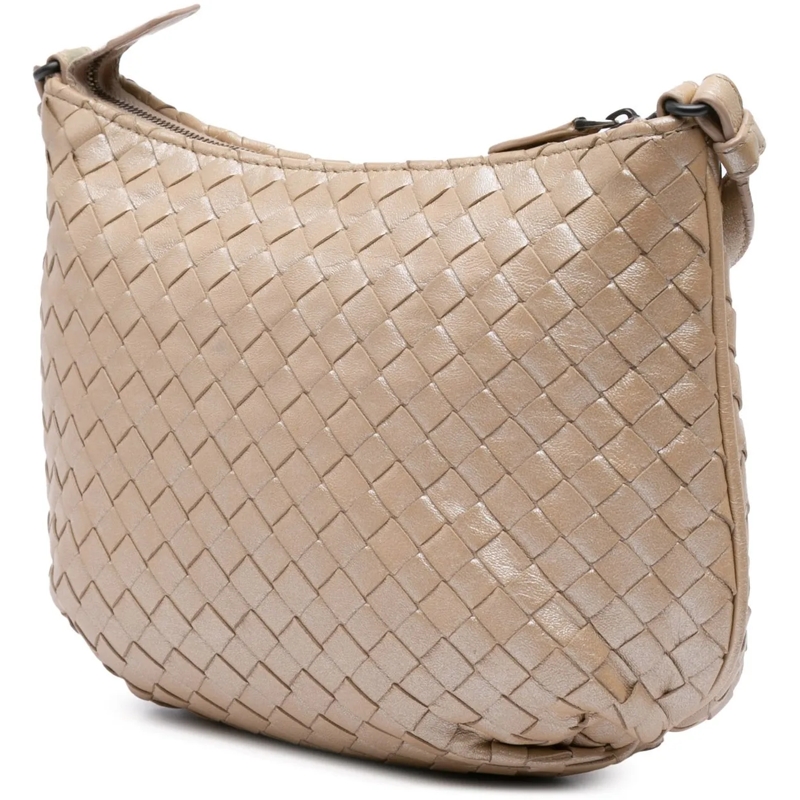 Bottega Veneta Schultertasche Nappa Intrecciato Crossbody gold
