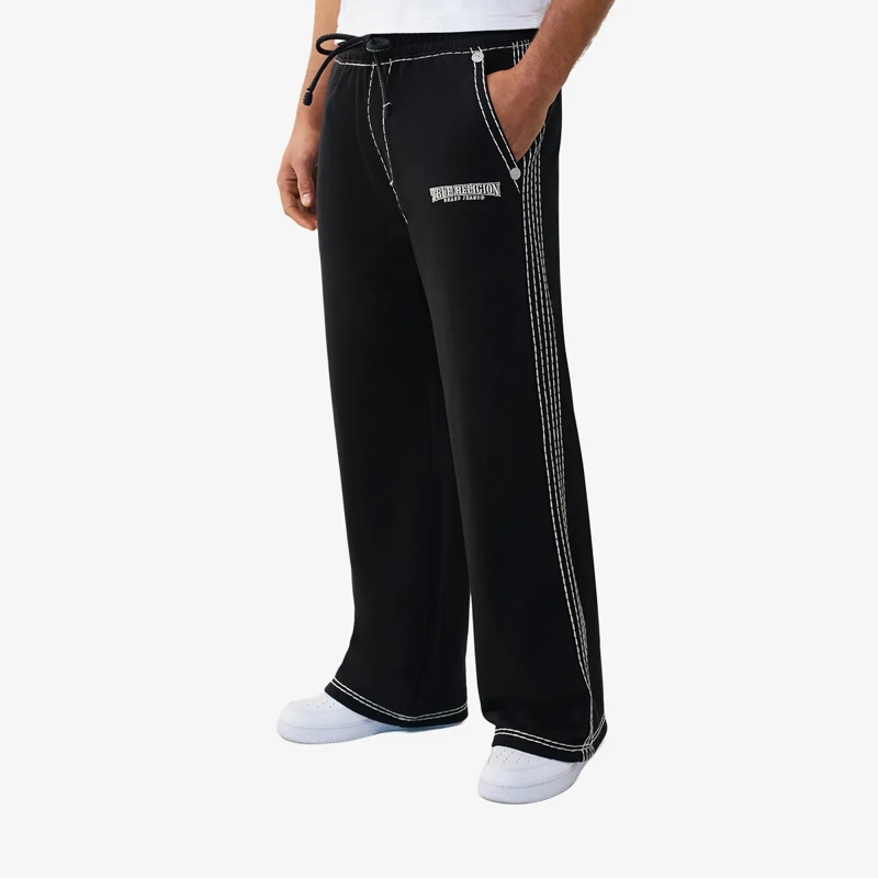 True Religion Hose Jogginghose TAPED SUPER T schwarz(Image 3)