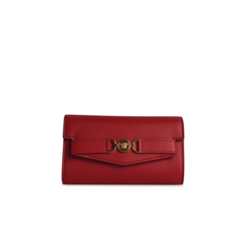 Versace Porte-monnaie Medusa 95' Red Leather Wallet Red