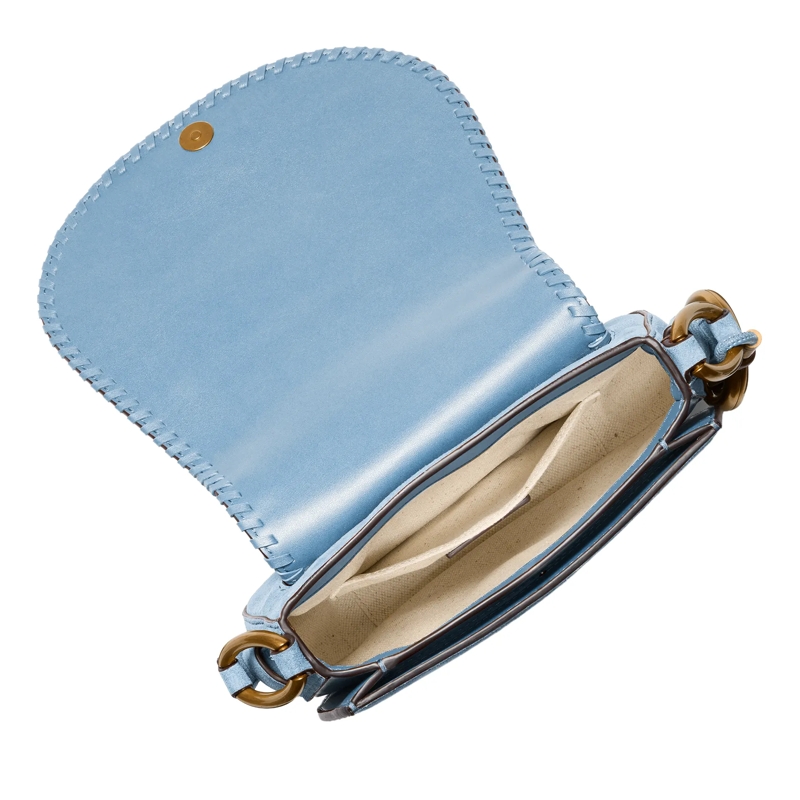 MICHAEL Michael Kors Crossbodytas Md Saddle Flap Msgr Chambray(Image 3)