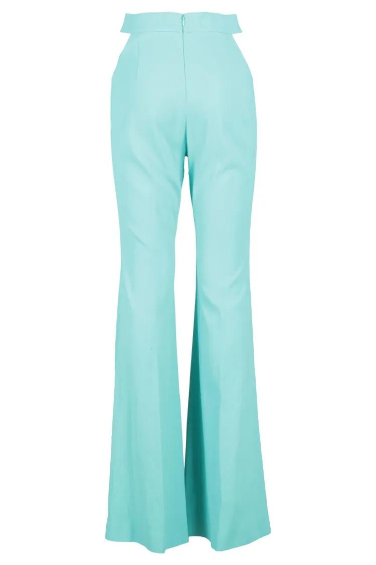 パンツ Giuseppe Di Morabito Cady Envers Satin Light Blue Pants Giuseppe Di Morabito Cady Envers Satin Light Blue Pants Blue