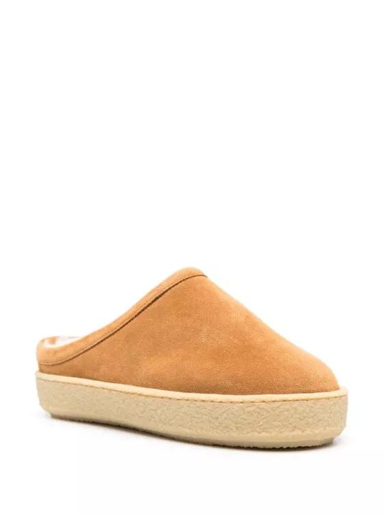 Thumbnail - Isabel Marant Slipper & Pantoletten - Fozee Suede Flatform Mules - Gr. 37 (EU) - in Braun - für Damen
