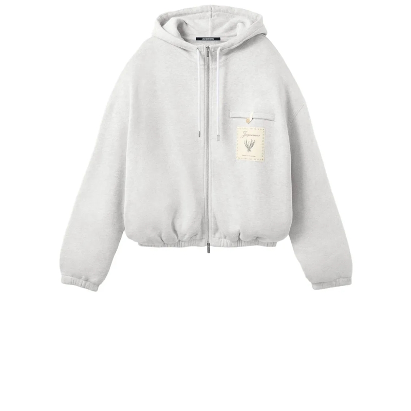 Jacquemus  Soft Cotton Tournament Sweatshirt With Adjustable  White