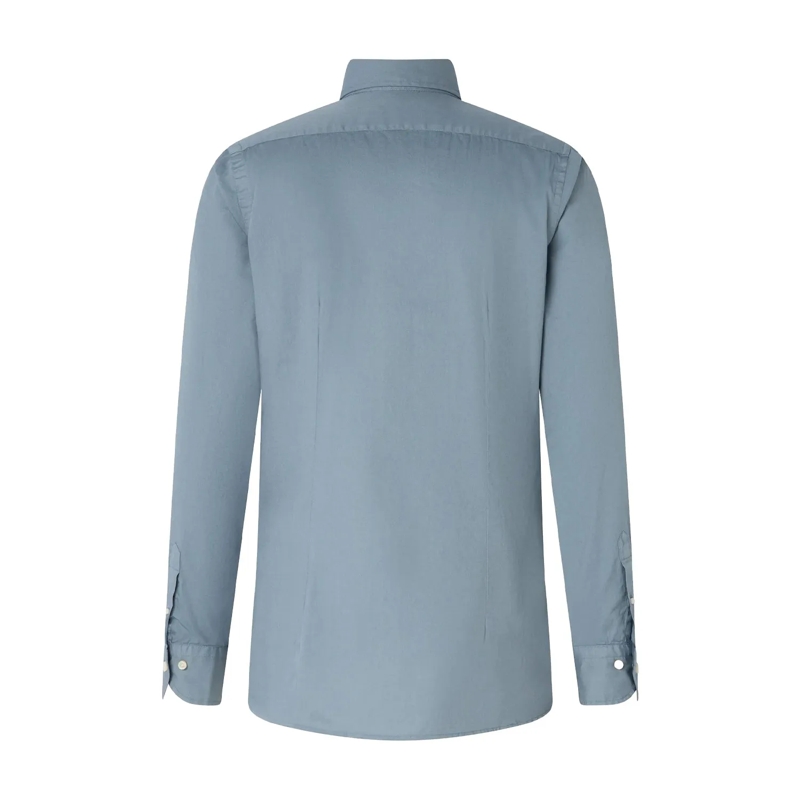 windsor. T-shirt Hemd Lano aus Baumwolle blau(Image 2)