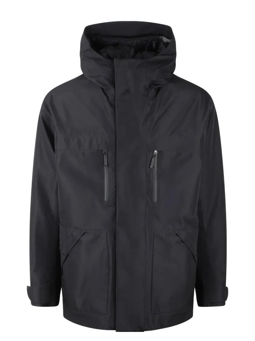 Thumbnail - Herno - Hooded Padded Jacket - Größe 46 - schwarz