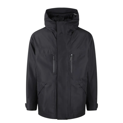 Herno Parka Jassen Hooded Padded Jacket Black