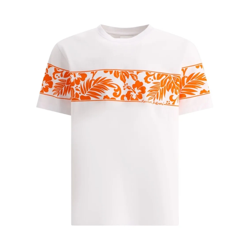 Maison Kitsune T-Shirt White Crew Neck T-Shirt White
