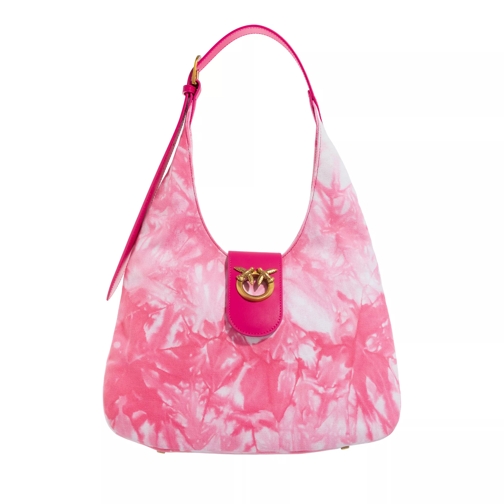 Pinko Hobo Mini Rosa/Fucsia-Antique Gold Hobo Bag