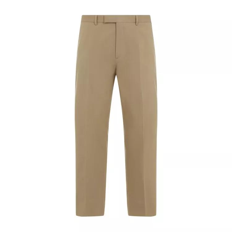 Gucci - Beige Cotton Pants - Größe 52 -