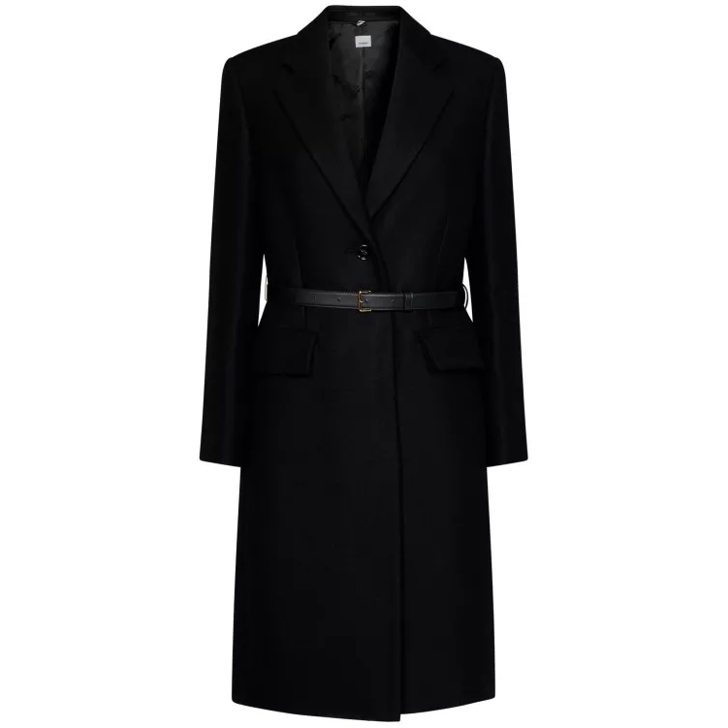 Burberry trench store coat black