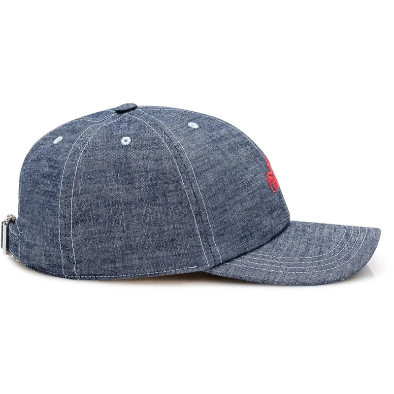 Marni  Cappello Baseball In Denim Con Ricamo blau(Image 2)