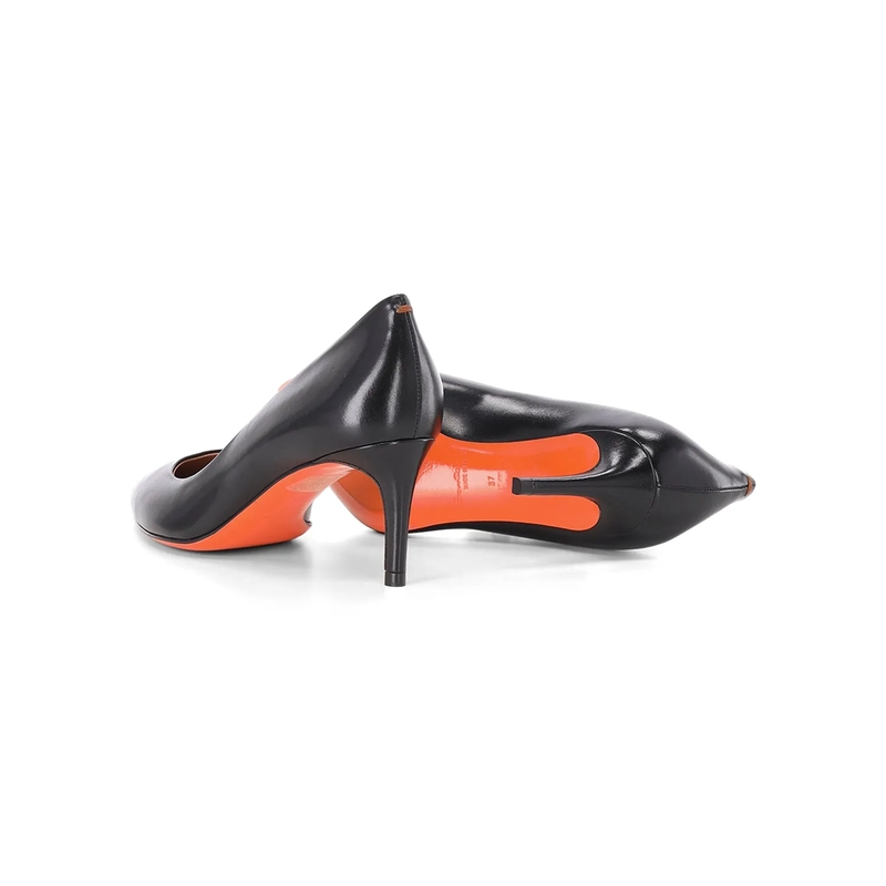 Santoni Pumps Pumps aus Leder schwarz(Image 3)