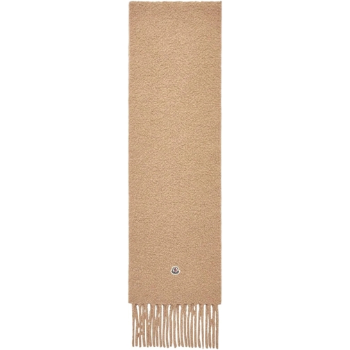 Moncler Wollschal Alpaca Logo Scarf mehrfarbig