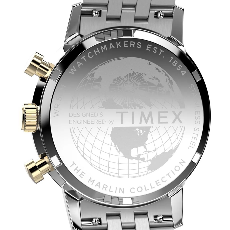 Timex Quarzuhr Quarz-Analoguhr Marlin® Quartz Chronograph silber(Image 5)