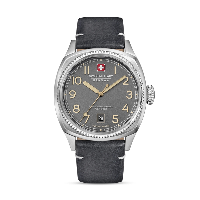 Swiss Military Hanowa Quarzuhr Quarzuhr Condor- Anzeige: 3 Zeiger- Qualität: H grau