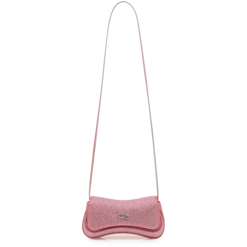 Diesel Schultertasche Borsa Play Crossbody con Patta rose(Image 2)