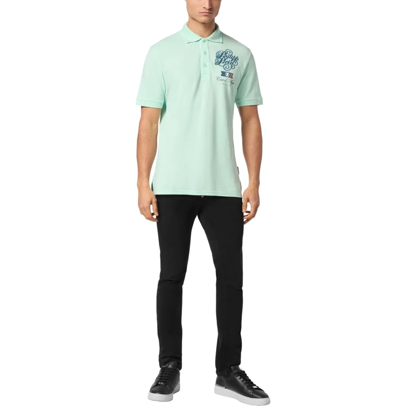 Philipp Plein Top Poloshirt Racing grün(Image 4)
