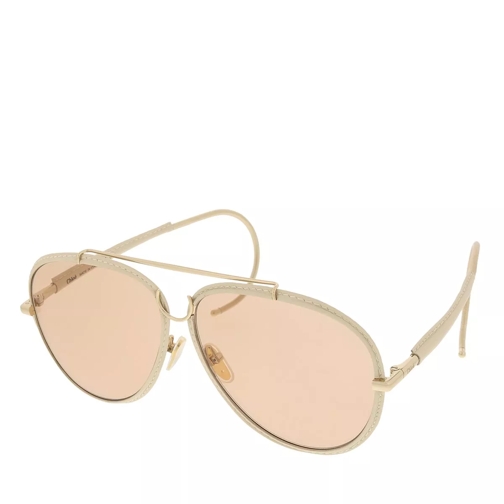 Chloé CH0080S-001 62 Sunglass Woman Metal Gold-Gold-Pink Sonnenbrille