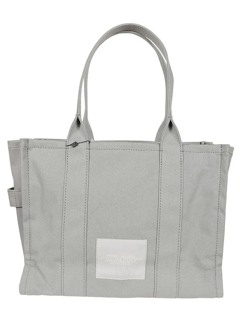 Marc Jacobs Shoppers & Totes Versatile Cotton Canvas Travel Tote With Adjustabl in grijs