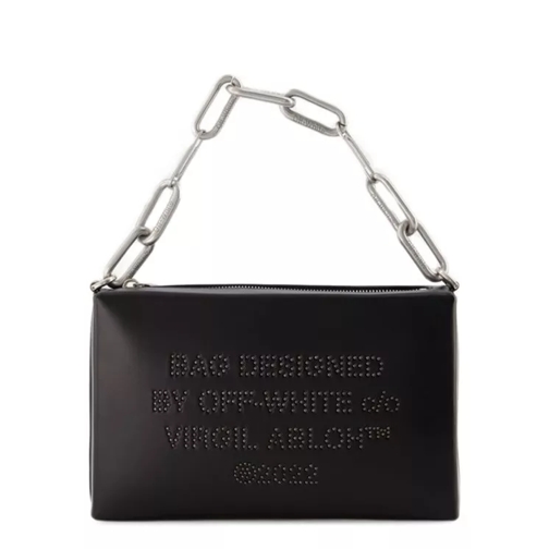 Off-White Block Pouch Hobo Bag  - Black/White - Leather Black Sac à bandoulière